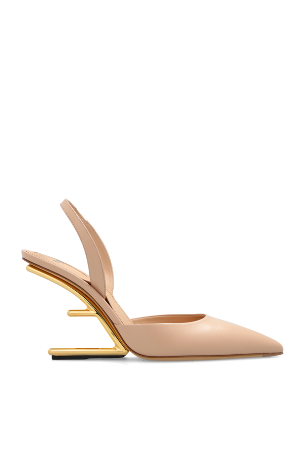 Beige Fendi First wedge pumps Fendi Biname fmedShops Sweden fendi to stage karl lagerfeld tribute show in rome in july